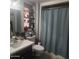 Updated bathroom with modern vanity and shower at 10544 W Campana Dr, Sun City, AZ 85351