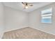 Bedroom with ceiling fan and neutral wall color at 11026 S 55Th Ln, Laveen, AZ 85339