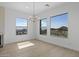 Bright dining room with hardwood floors and stunning mountain views at 14846 E Valley Vista Dr, Fountain Hills, AZ 85268