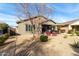 Backyard view with desert landscaping at 157 W Latigo Cir, San Tan Valley, AZ 85143