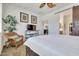 Main bedroom with a cozy sitting area and large closet at 16789 S 181St Ln, Goodyear, AZ 85338