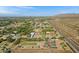 Aerial view of property and surrounding area at 17642 E Hunt Hwy, Queen Creek, AZ 85142