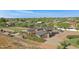 Aerial view of house with garden, and neighborhood views at 17642 E Hunt Hwy, Queen Creek, AZ 85142