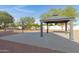 Large backyard with gazebo, basketball court, and expansive views at 17642 E Hunt Hwy, Queen Creek, AZ 85142