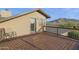 Private deck with mountain views and comfortable seating at 17642 E Hunt Hwy, Queen Creek, AZ 85142