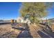 Backyard with a shed, providing extra storage for outdoor equipment at 1826 S 363Rd Ave, Tonopah, AZ 85354