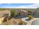 Aerial view of single-story house and driveway at 18311 E San Ignacio Ct, Gold Canyon, AZ 85118