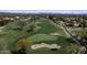 Aerial view of community green space with golf course at 18702 E Gemmill Dr, Rio Verde, AZ 85263