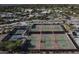 Aerial view of community tennis courts at 18702 E Gemmill Dr, Rio Verde, AZ 85263