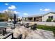 Relaxing fire pit area next to the pool, perfect for outdoor entertaining at 19019 E Via Hermosa --, Rio Verde, AZ 85263