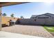 Backyard patio with built in grill and block wall at 2052 N Montclair Ln, Casa Grande, AZ 85122