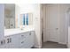 Modern bathroom with double vanity and a separate shower at 2052 N Montclair Ln, Casa Grande, AZ 85122