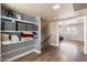 Hallway with linen closet and access to upstairs bedroom at 2472 W Crocus Dr, Phoenix, AZ 85023