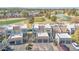 Aerial view of multiple residences with adjacent golf course at 2524 S El Paradiso Dr # 74, Mesa, AZ 85202