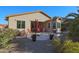 Covered patio with seating area, great for outdoor dining at 2605 E San Thomas Dr, Casa Grande, AZ 85194