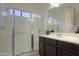 Bathroom with a shower and modern vanity at 2605 E San Thomas Dr, Casa Grande, AZ 85194