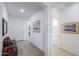 Inviting entryway with tile floors and bench seating at 2605 E San Thomas Dr, Casa Grande, AZ 85194