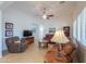 Relaxing living room with two brown sofas and a coffee table at 2605 E San Thomas Dr, Casa Grande, AZ 85194