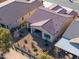 Aerial view of house and backyard, highlighting location at 2622 E Marcos Dr, Casa Grande, AZ 85194