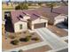 Exterior of single story home with two car garage at 2622 E Marcos Dr, Casa Grande, AZ 85194