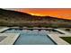 Clean lines, rectangular pool in backyard at 30255 N 115Th Dr, Peoria, AZ 85383