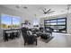 Relaxing game room with a view of the pool and mountains at 33214 N 14Th St, Phoenix, AZ 85085