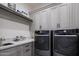 Bright laundry room with modern washer and dryer at 33214 N 14Th St, Phoenix, AZ 85085