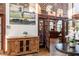 Clubhouse interior with rustic wood cabinets at 3324 E Maldonado Dr, Phoenix, AZ 85042