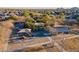 Aerial view of community park with playground equipment and shaded areas at 34403 N Damietta Trl, San Tan Valley, AZ 85143