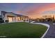 Landscaped backyard with artificial turf and a view of the house at 3756 E Galvin St, Cave Creek, AZ 85331