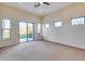 Bright and airy bedroom with sliding glass doors to patio at 3756 E Galvin St, Cave Creek, AZ 85331