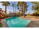 Inviting swimming pool in a spacious backyard setting at 3809 E Highland Ave, Phoenix, AZ 85018