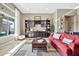 Home bar with built-in shelving and wine rack at 40610 N Bradon Ct, Phoenix, AZ 85086