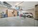 Spacious garage with overhead storage and room for vehicles at 40610 N Bradon Ct, Phoenix, AZ 85086