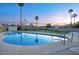 Sparkling pool with diving board and spacious yard at 413 W Marco Polo Rd, Phoenix, AZ 85027