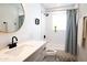 Clean bathroom with white subway tile and a modern vanity at 4525 N 82Nd St, Scottsdale, AZ 85251