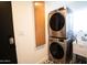 Stackable washer and dryer in the laundry room at 4525 N 82Nd St, Scottsdale, AZ 85251