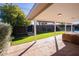 Covered patio overlooks the grassy backyard at 4525 N 82Nd St, Scottsdale, AZ 85251