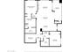 Detailed floor plan showcasing the layout of the home, including dimensions of each room at 4805 N Woodmere Fairway Ln # 1012, Scottsdale, AZ 85251