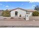 White single story home with a landscaped front yard at 500 W Jasper Dr, Chandler, AZ 85225