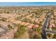 Aerial view of a home located in a residential community at 5025 E Waltann Ln, Scottsdale, AZ 85254