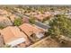 Aerial view showcasing the home's location and neighborhood at 5025 E Waltann Ln, Scottsdale, AZ 85254