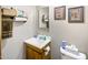 Simple bathroom with a single vanity and toilet at 5271 E Shiprock St, Apache Junction, AZ 85119