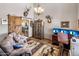 Rustic-style home office with barn door at 5271 E Shiprock St, Apache Junction, AZ 85119