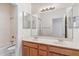 Bathroom features a double vanity and a shower/tub combo at 5950 E Lowden Ct, Cave Creek, AZ 85331