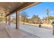 Spacious covered patio with desert landscape views at 5950 E Lowden Ct, Cave Creek, AZ 85331