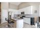 Modern kitchen with stainless steel appliances and an island at 731 N Nantucket St, Chandler, AZ 85225