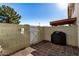 Small, private patio with grill and access gate, perfect for outdoor entertaining at 8241 N Central Ave # 32, Phoenix, AZ 85020