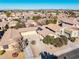 Aerial view showcasing house, landscape, and neighborhood at 8766 W Desert Trl, Peoria, AZ 85381