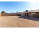 Large backyard with gravel and covered patio at 9676 W Mountain View Rd # B, Peoria, AZ 85345